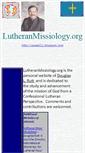 Mobile Screenshot of lutheranmissiology.org