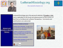 Tablet Screenshot of lutheranmissiology.org